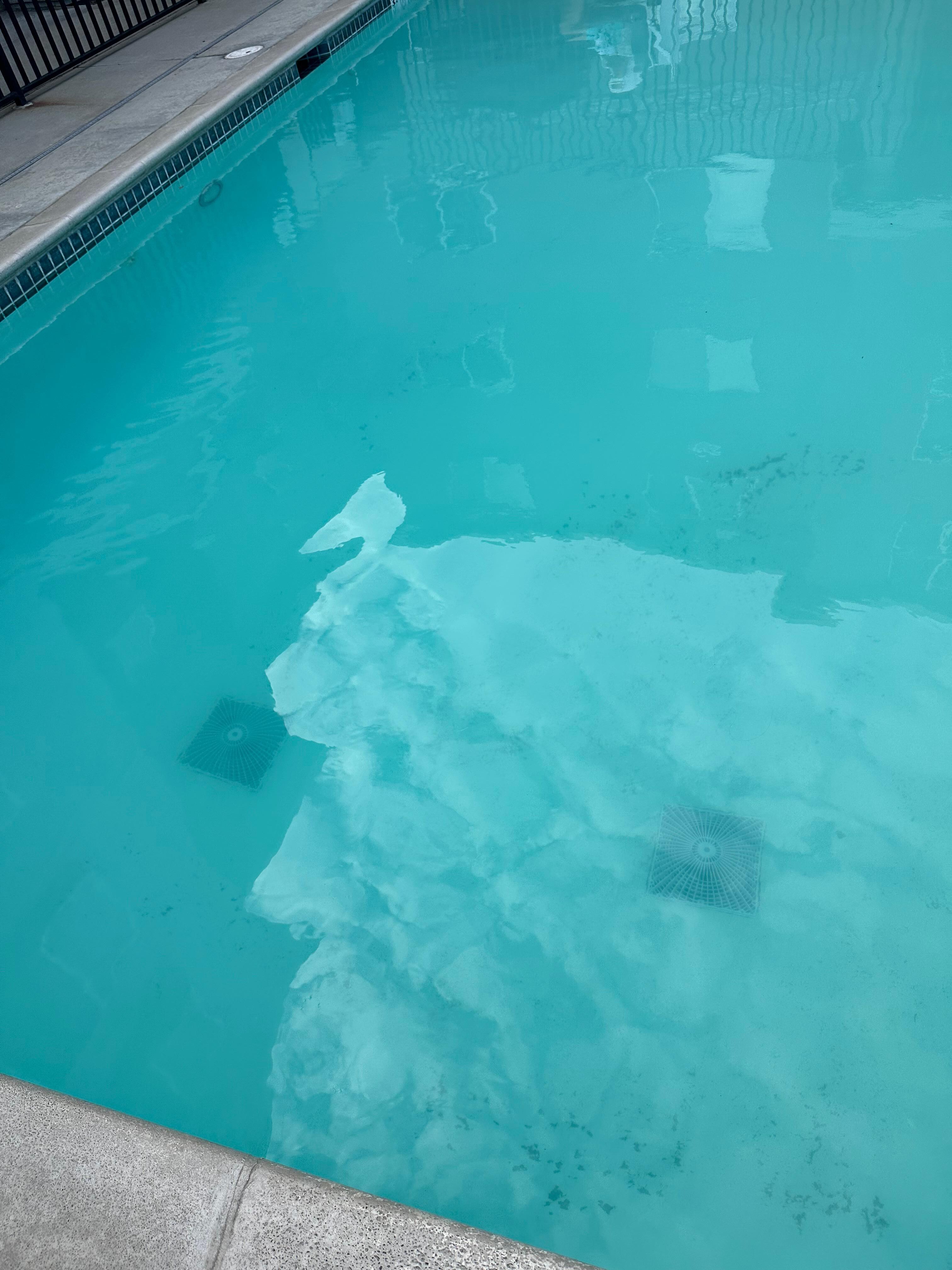 Pool was not clean 