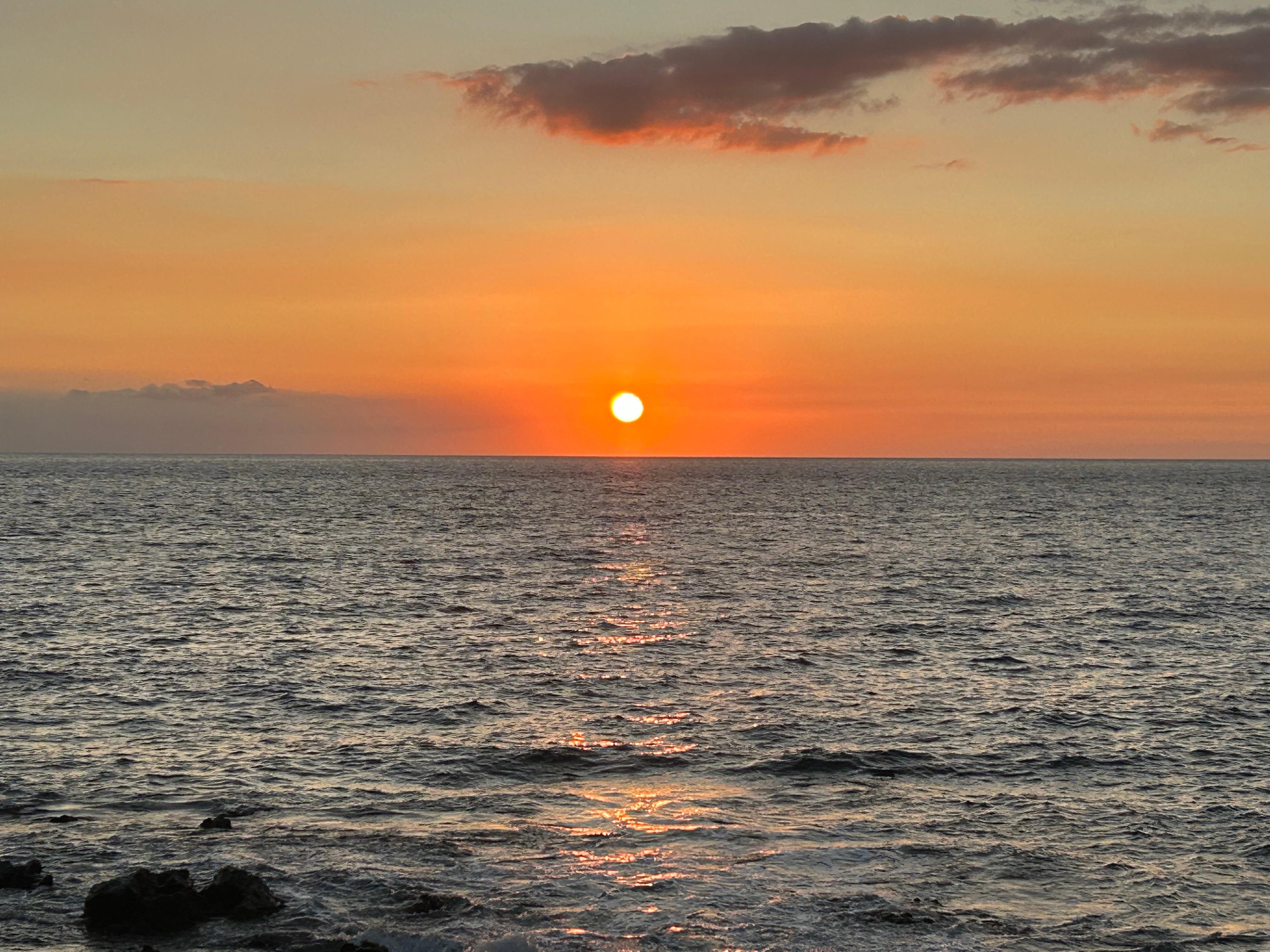 Sunset photo from the pool!
