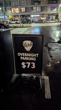 Overnight parking is insane. Ditch the car and grab a ride.