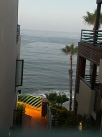 The view right outside our room door