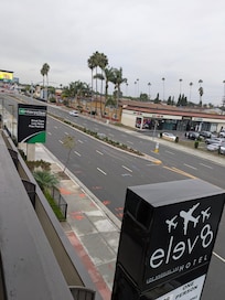 Enterprise car rental is literally right next door!