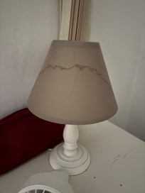 Water stain on the lamp