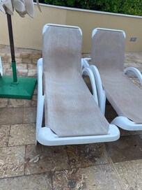 All the sunbeds looked like this