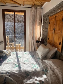 Bedroom with balcony