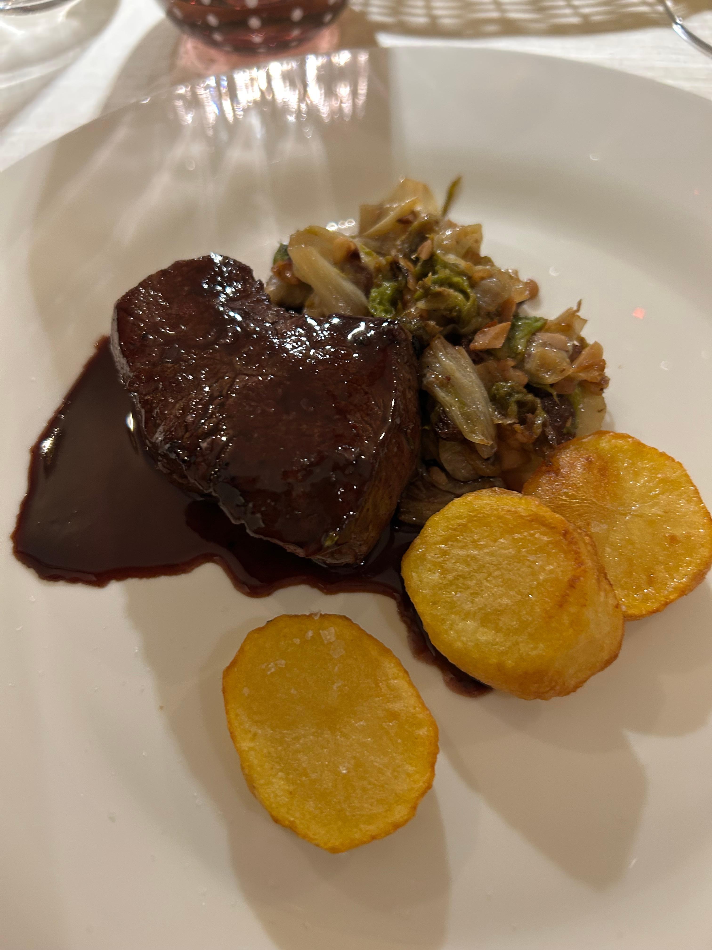 Part of our 4 course nightly dinner.