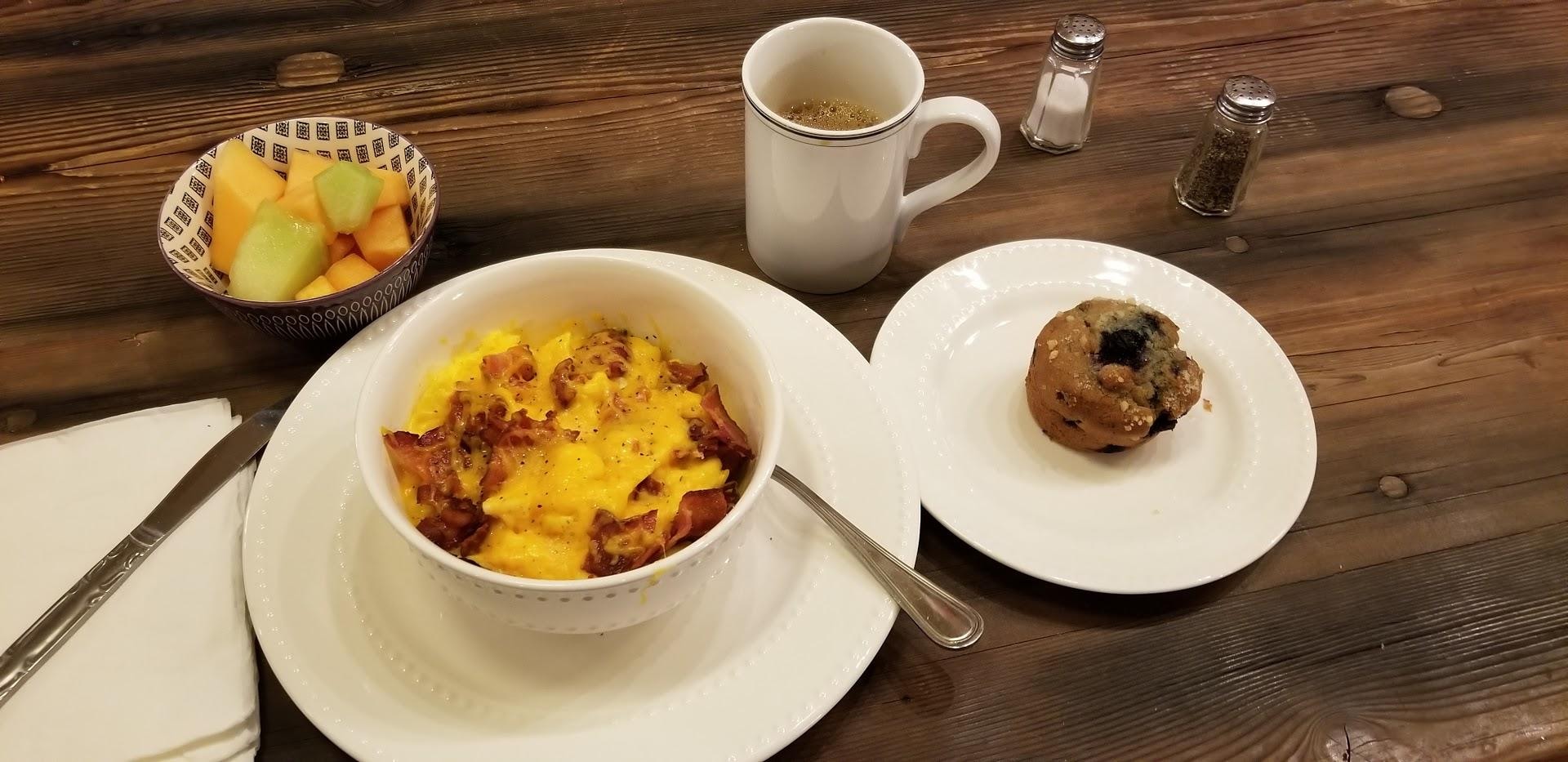 Breakfast -included with the room.  
