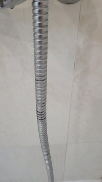 Dirt/mold on shower hose