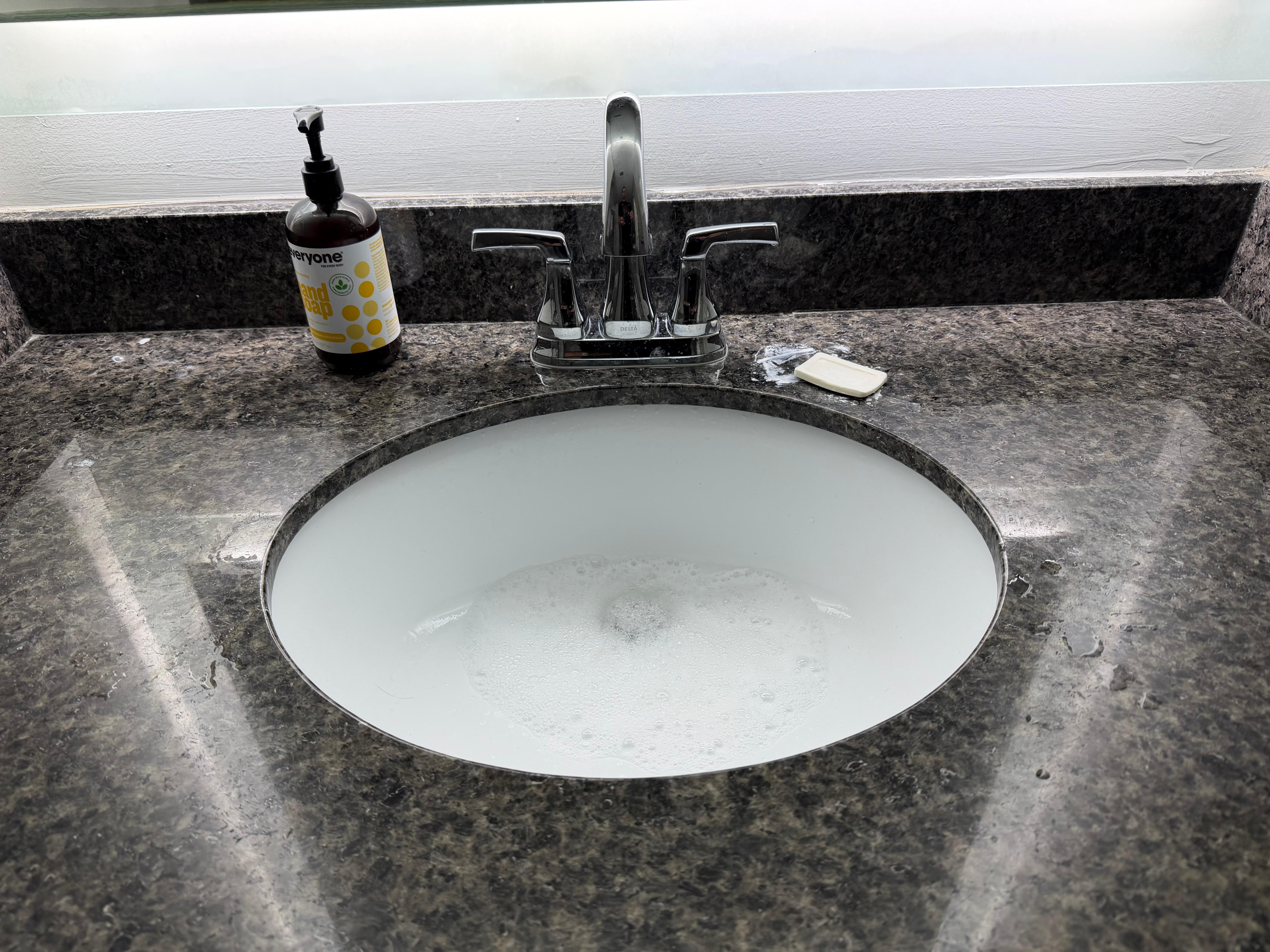 Clogged sink