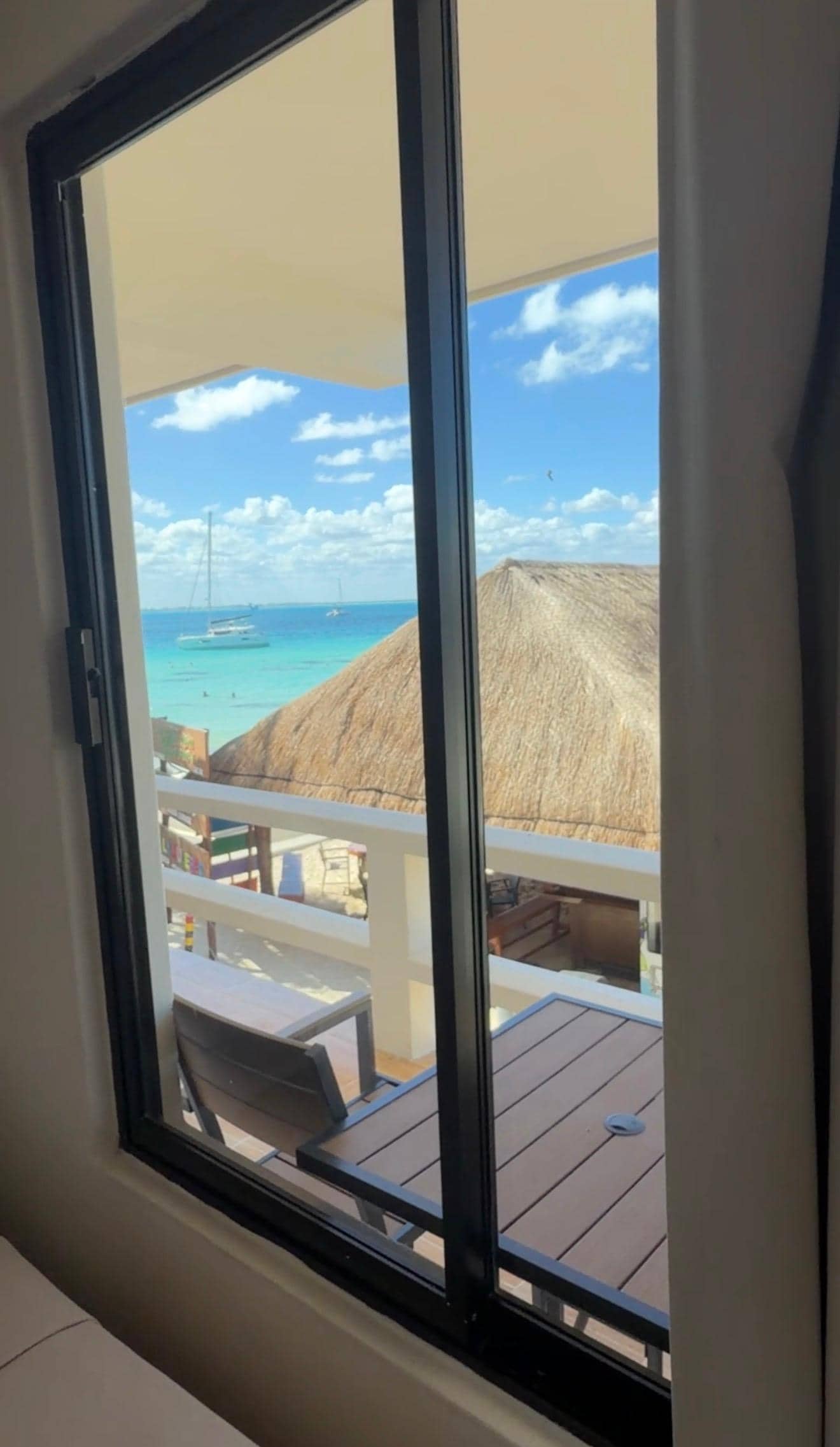 Great view from our room on the 2nd floor!