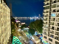Night view from hotel room