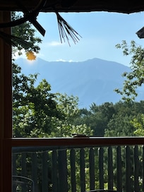 View from dining room as we ate breakfast.