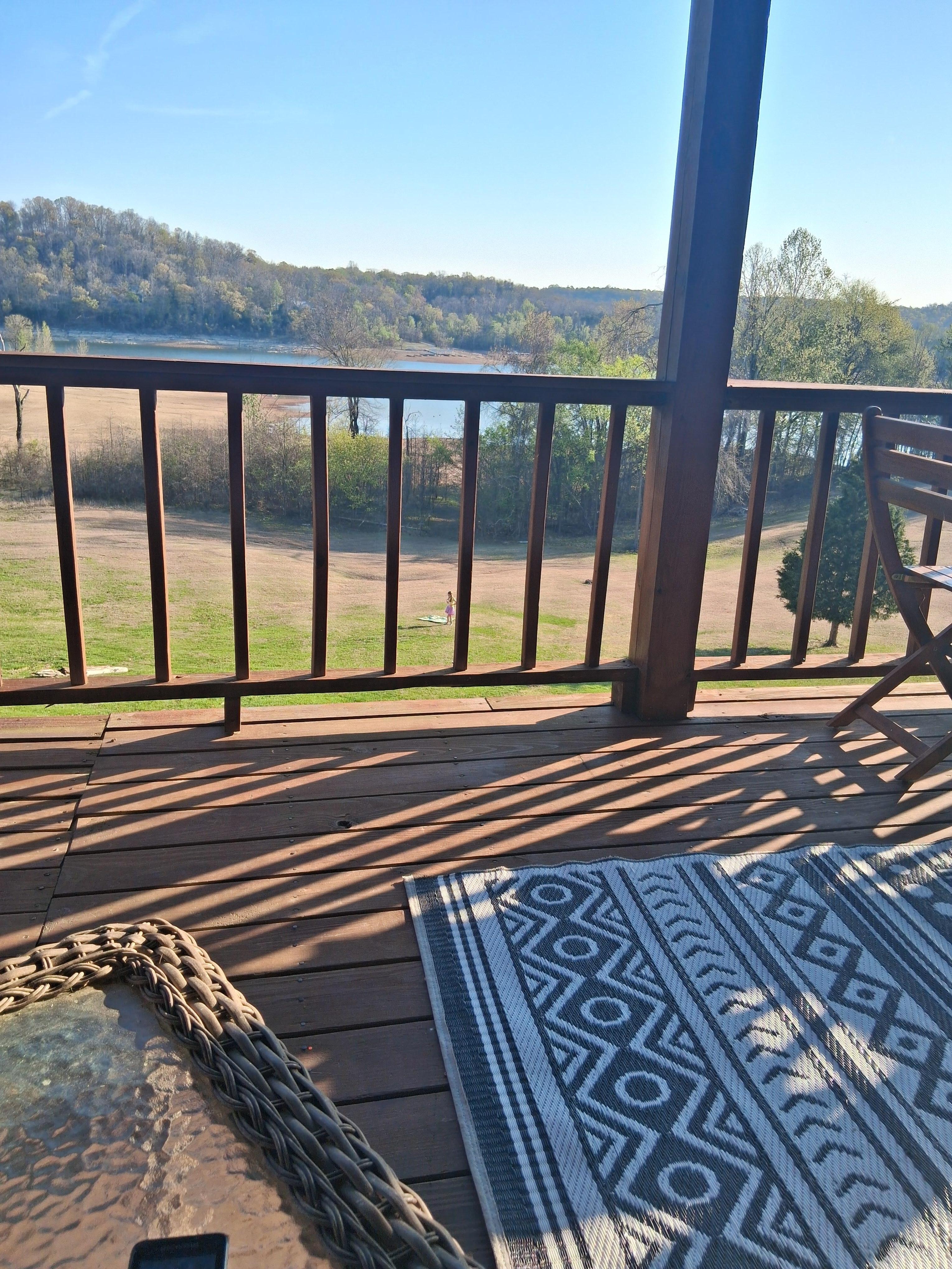 Nice morning view from the patio.