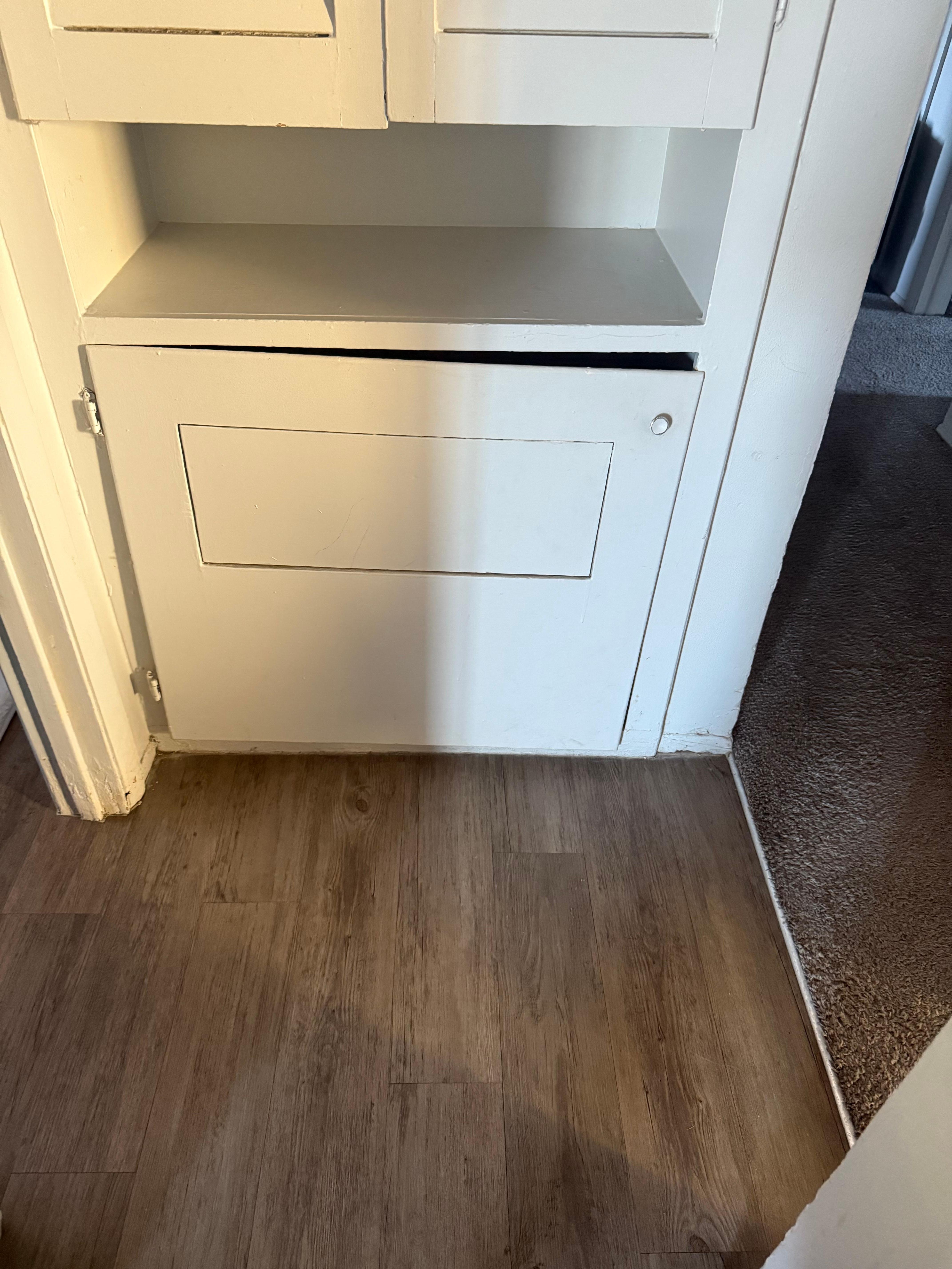 Door outside bathroom