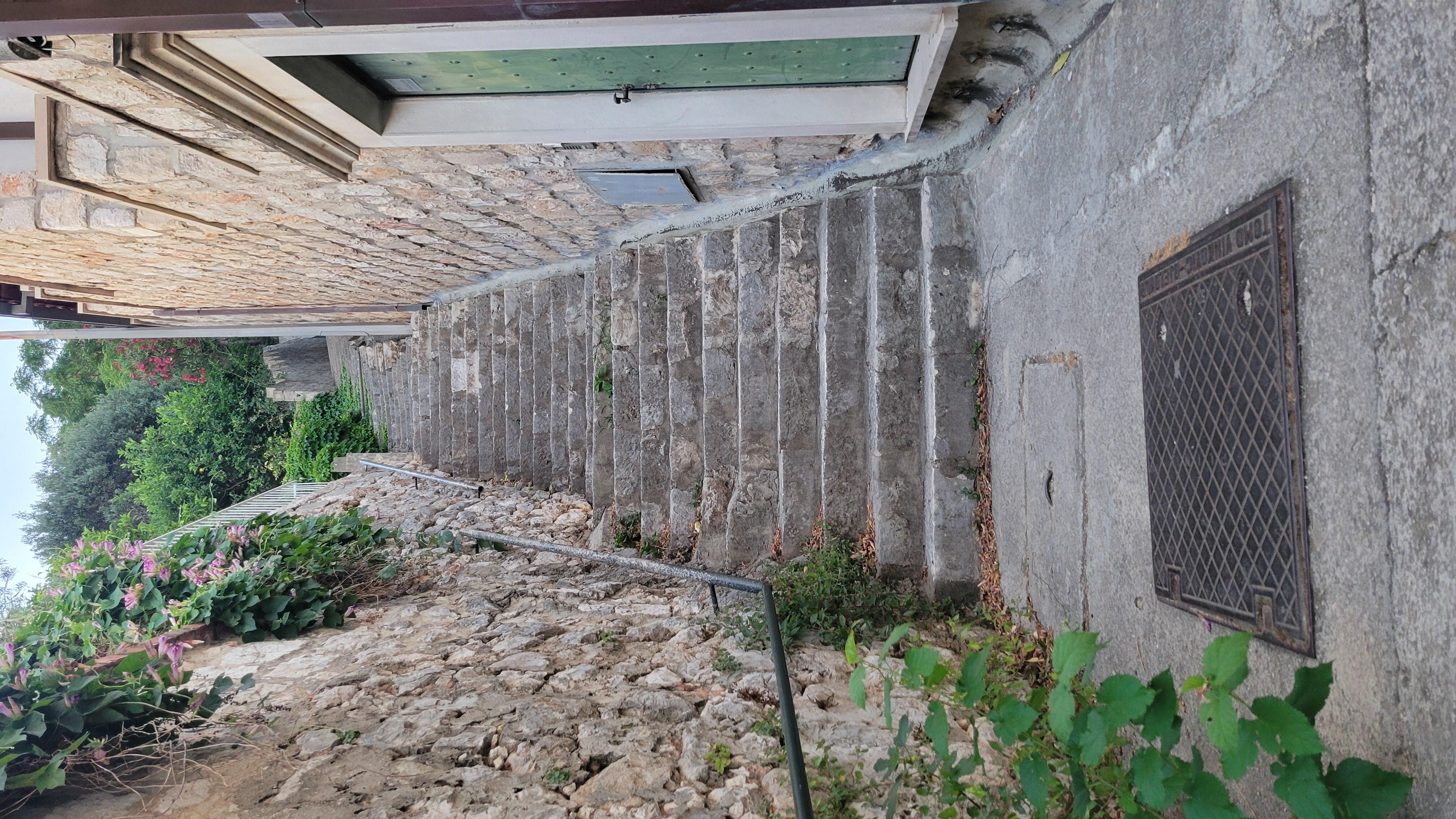 Steps to apartment block