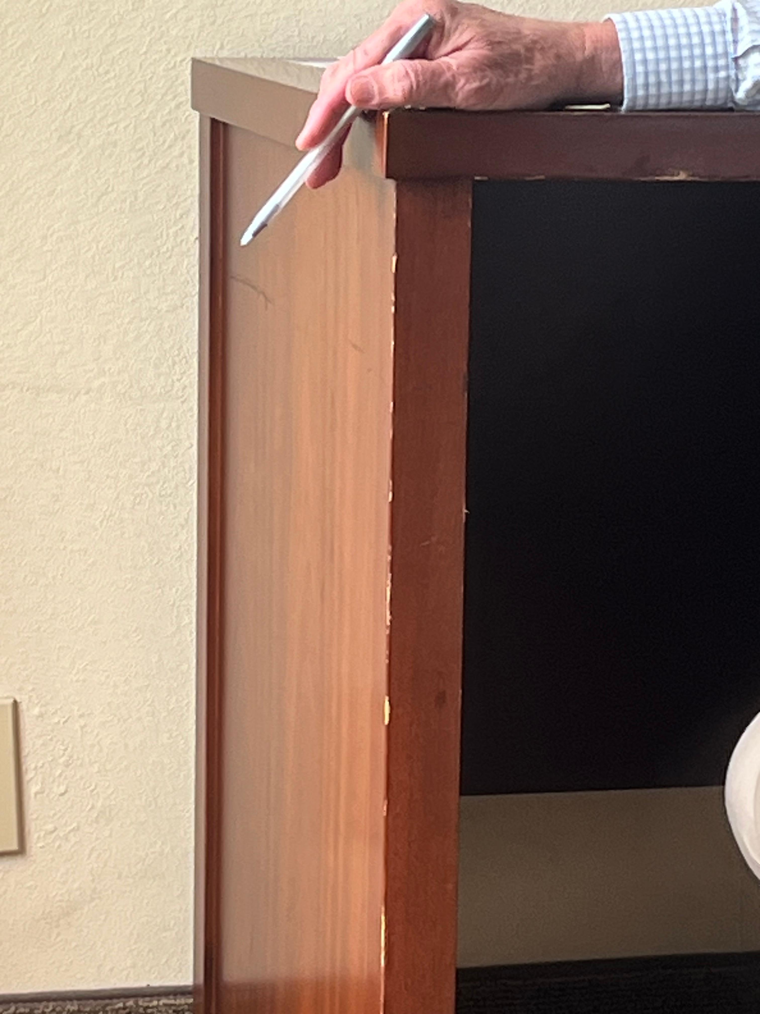 Damaged furniture