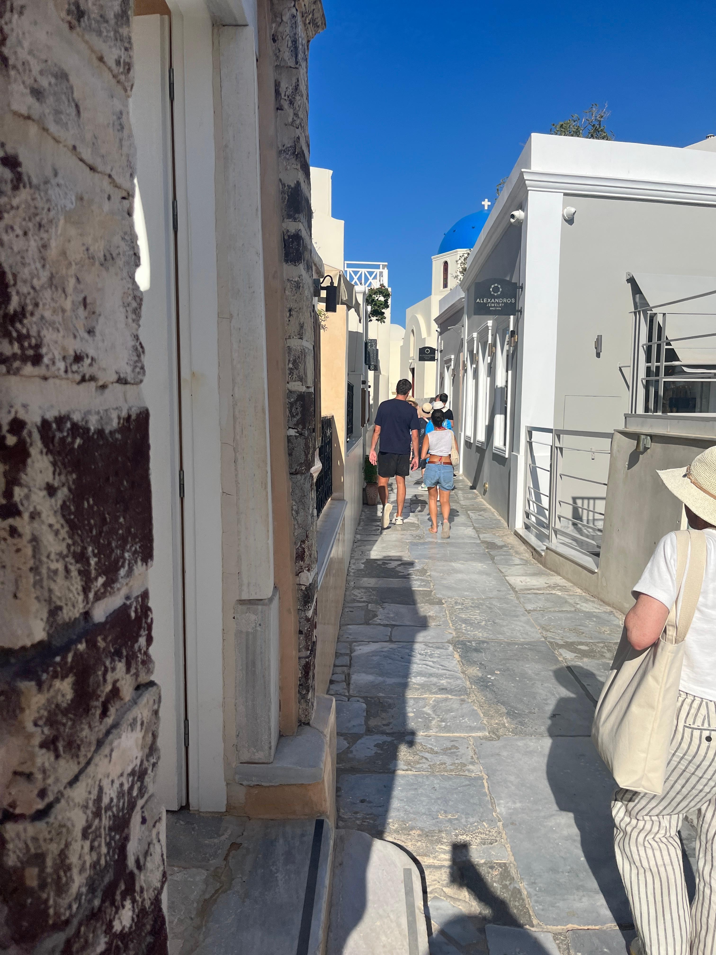 Part of the marble street