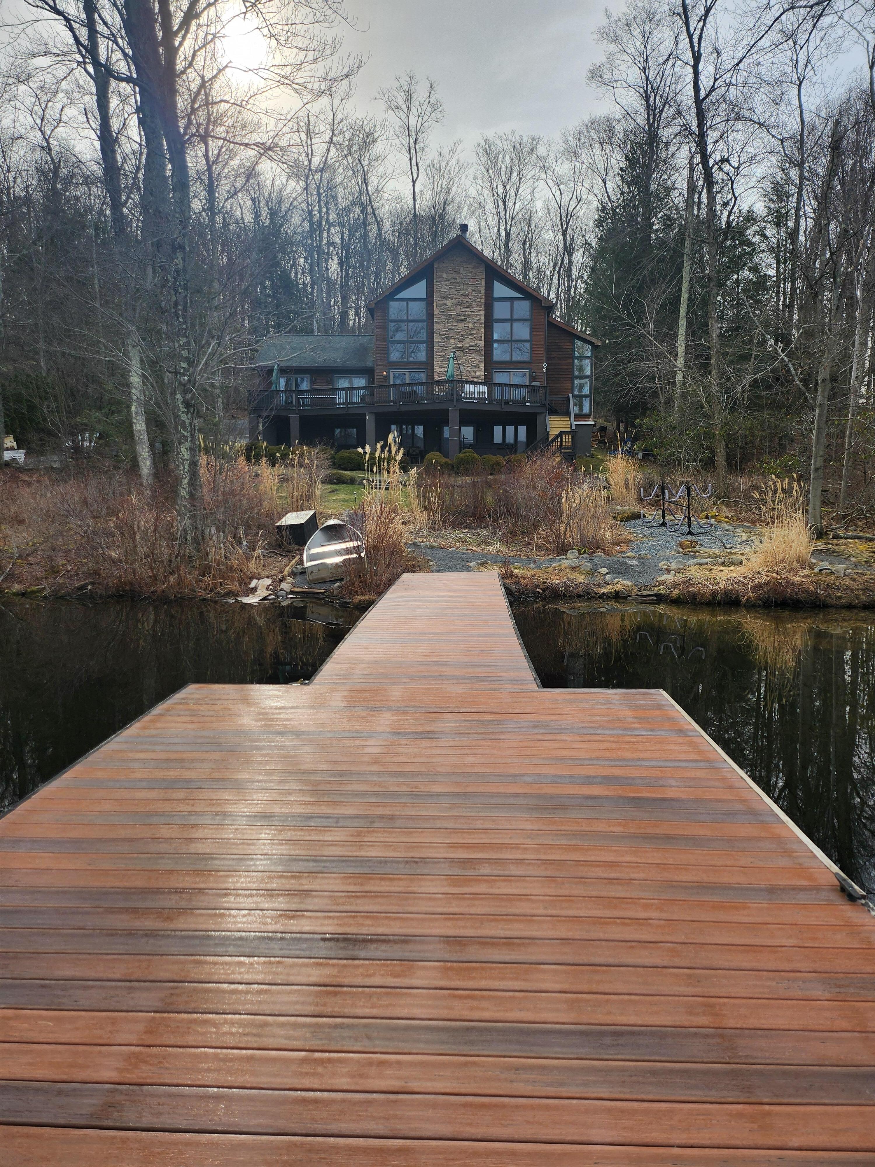 View of the back of the home was breathtaking!