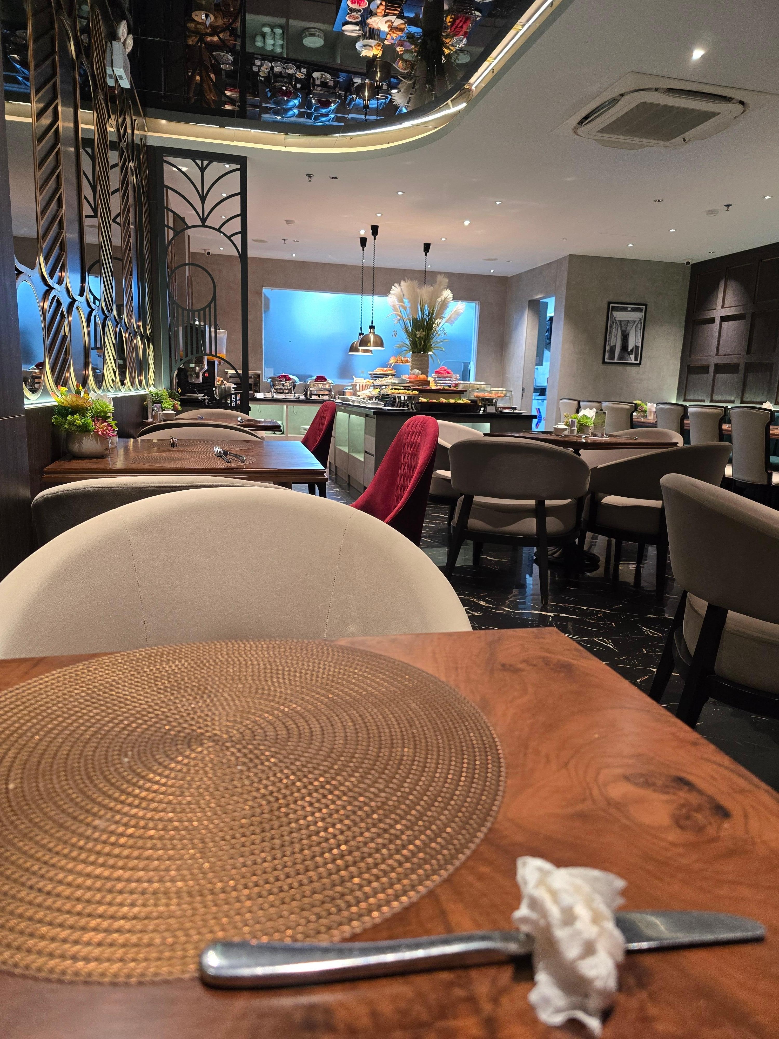 Dining room where breakfast was held