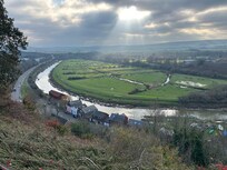 View of River Ouse from Downs