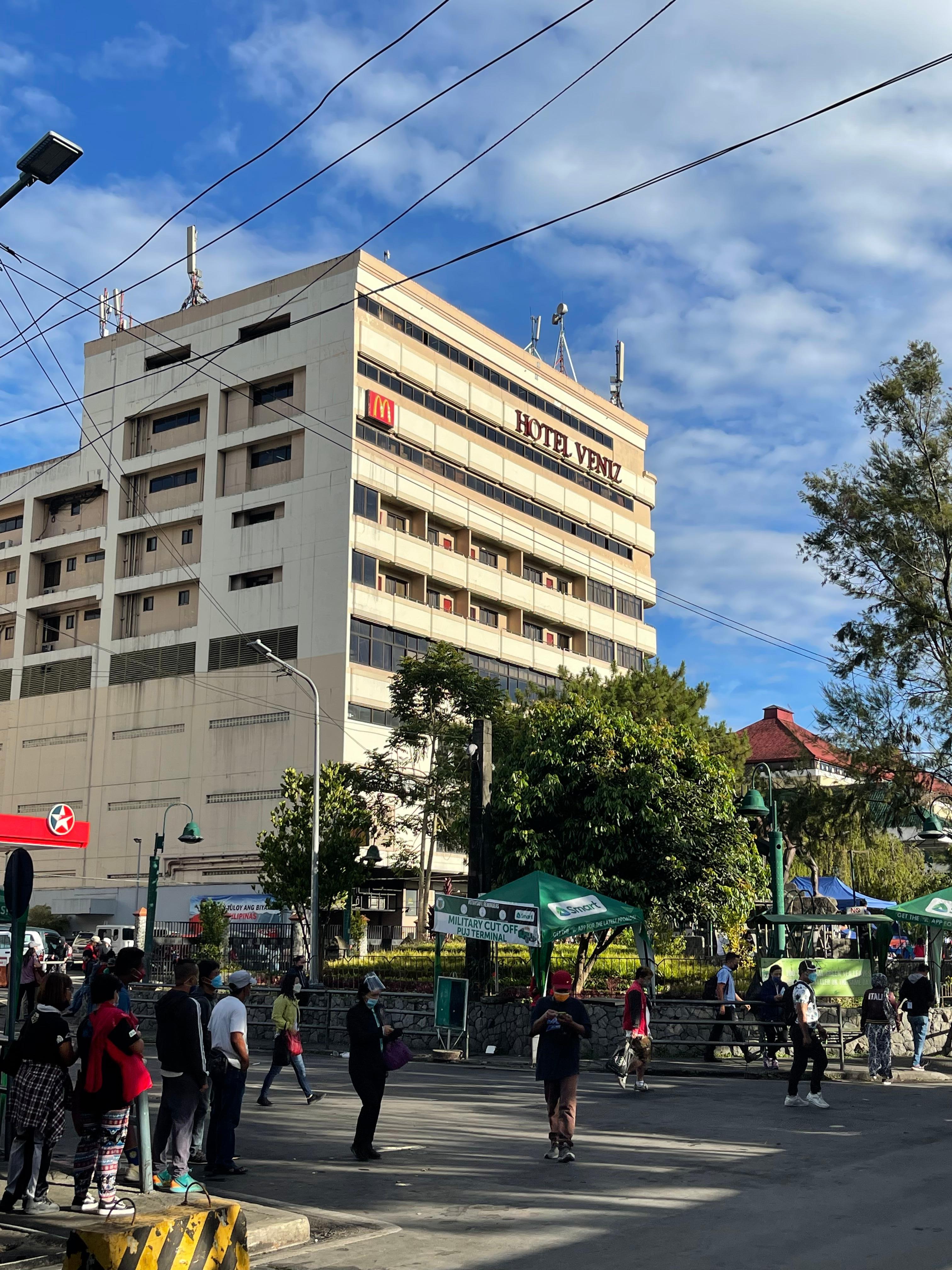 View of the hotel from Burnham Park