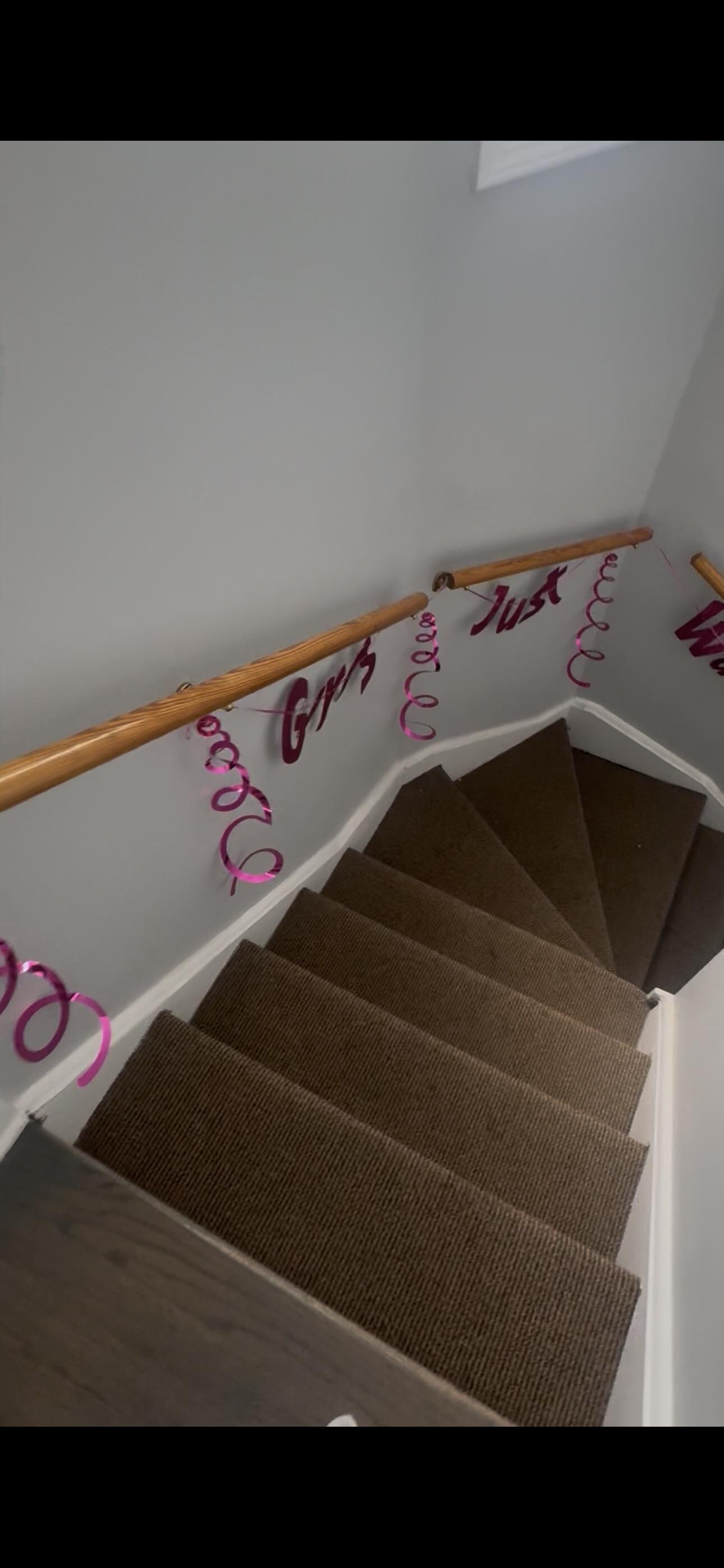 Stairwell leads directly from main entrance into home! Perfect! 