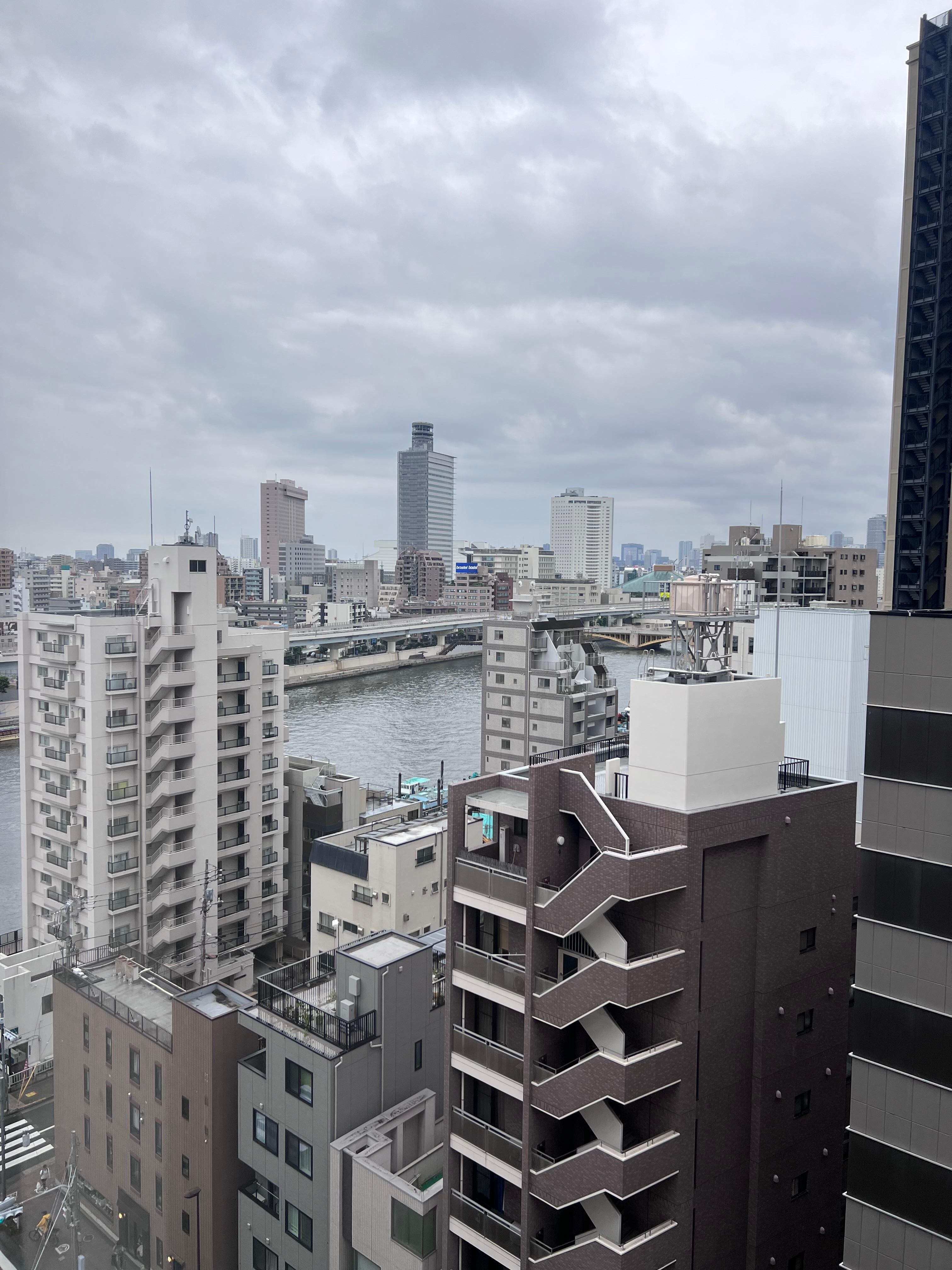 View from our room from the hotel 