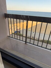 Hand prints all over the windows