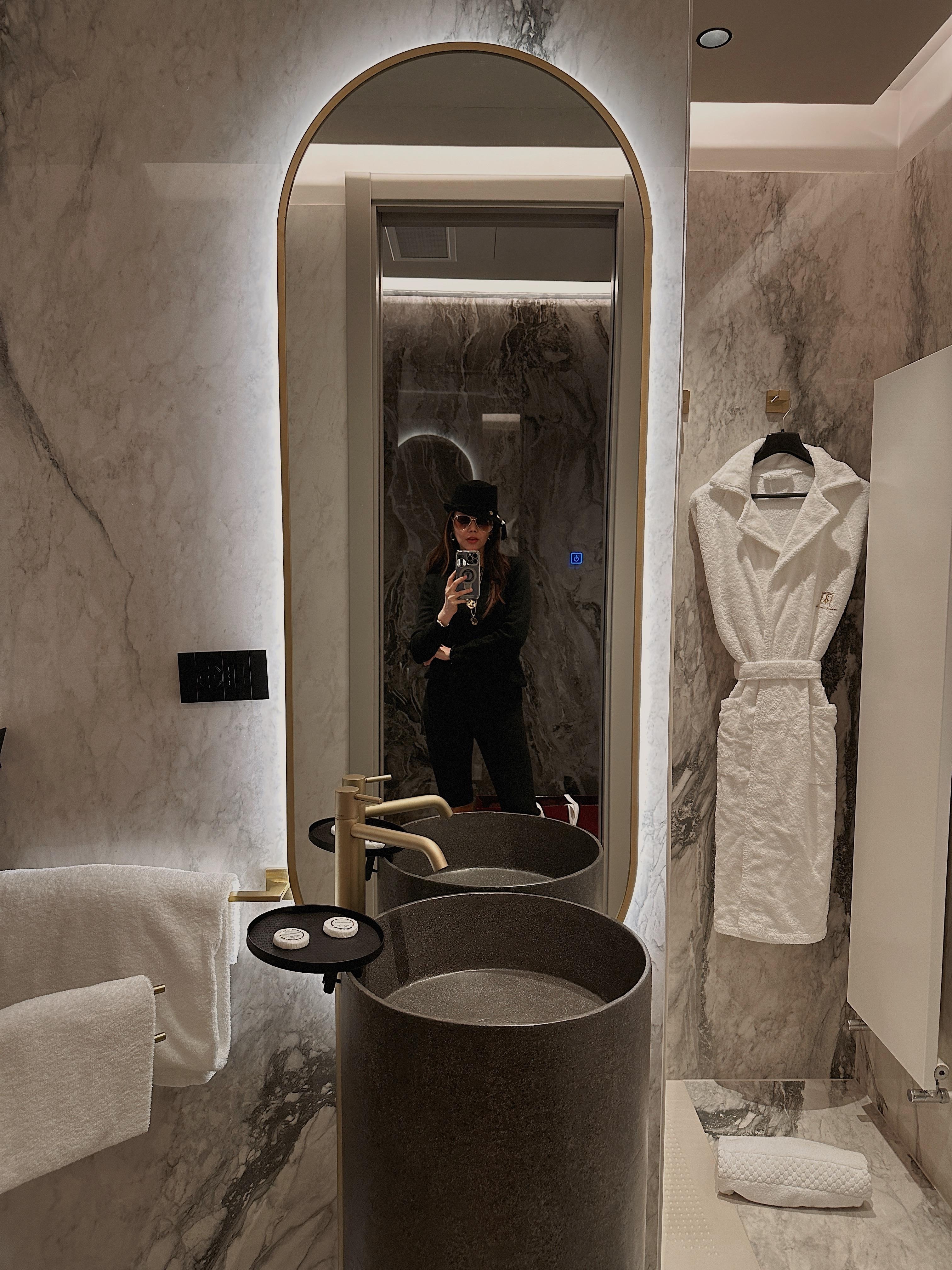 My favorite - the second bathroom even has a full length LED mirror 