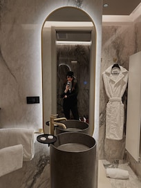 My favorite - the second bathroom even has a full length LED mirror