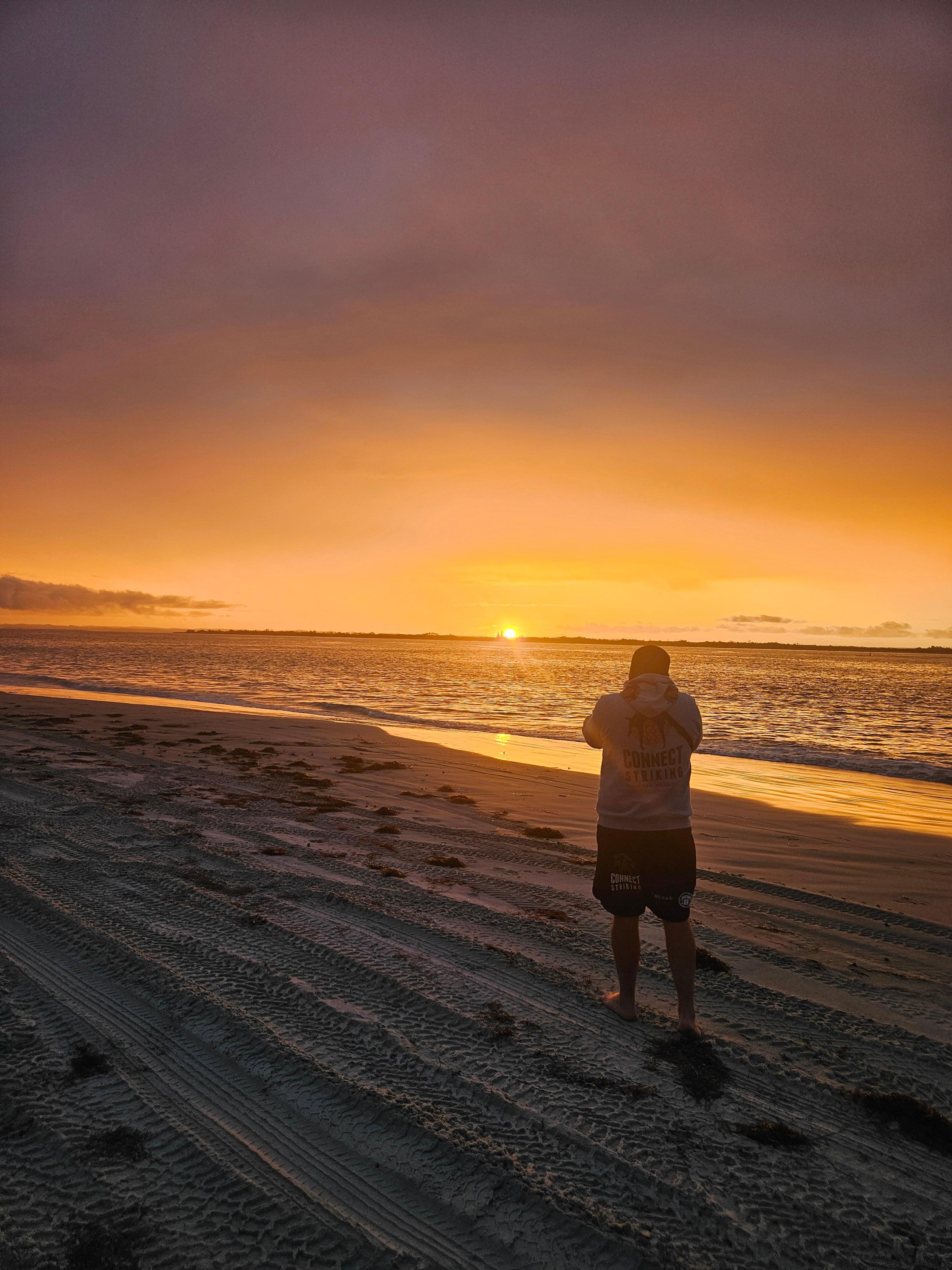Nearby Rangiputa beach Sunset