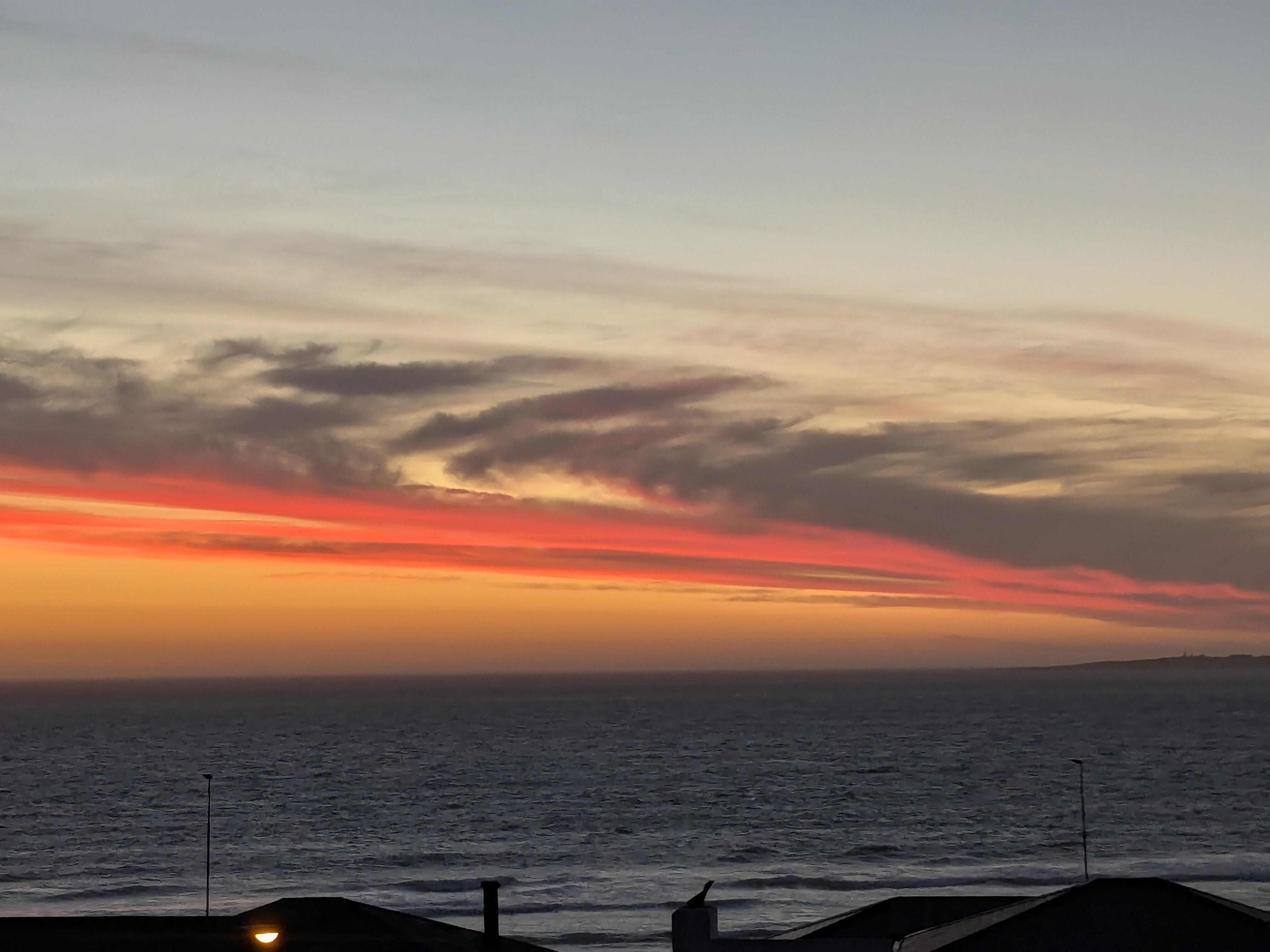 View from balcony after sunset!