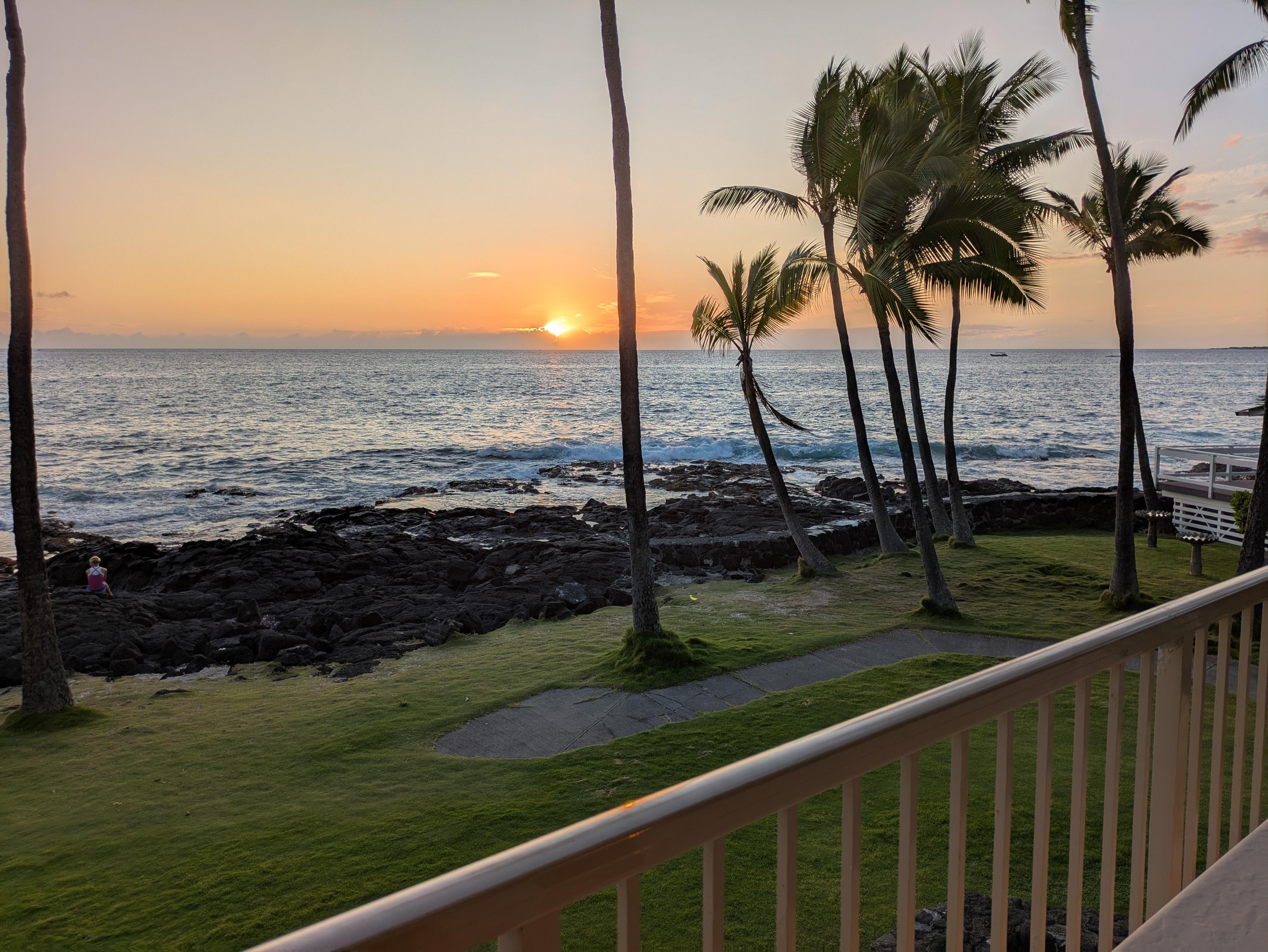 Sunset from the lanai