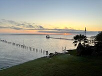 Sunrise over the bay.