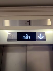 Lift out of service