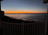 This is view from the balcony and doesn’t do it justice, in terms of capturing the beauty of North Topsail Island.