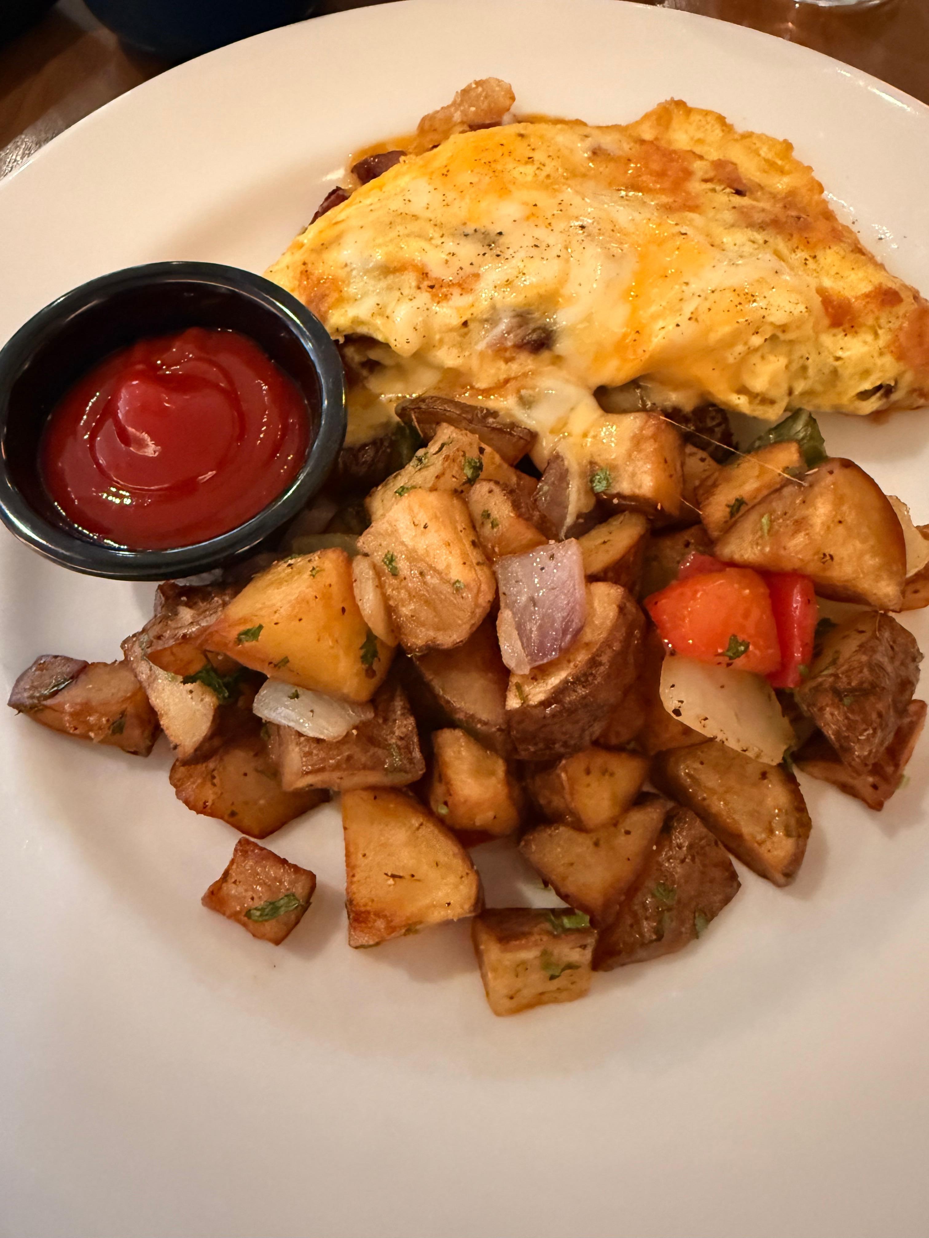 Meat omelette 