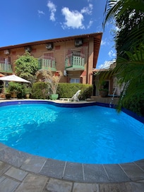 Vista da piscina