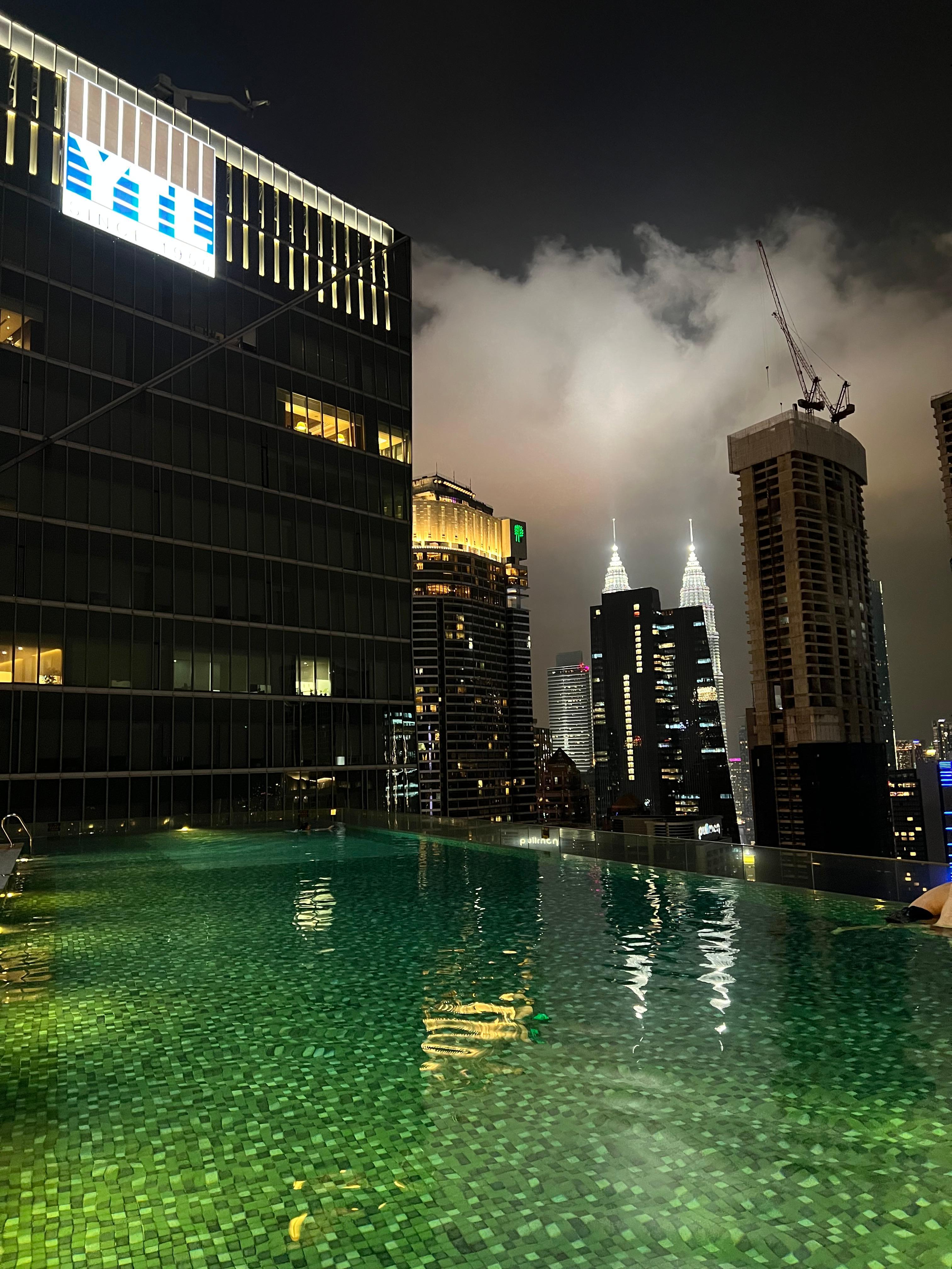 Blocked view of Twin Tower at Level 30 Swimming Pool