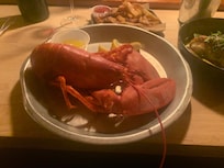 Lobster Roll at Jordan Pond House