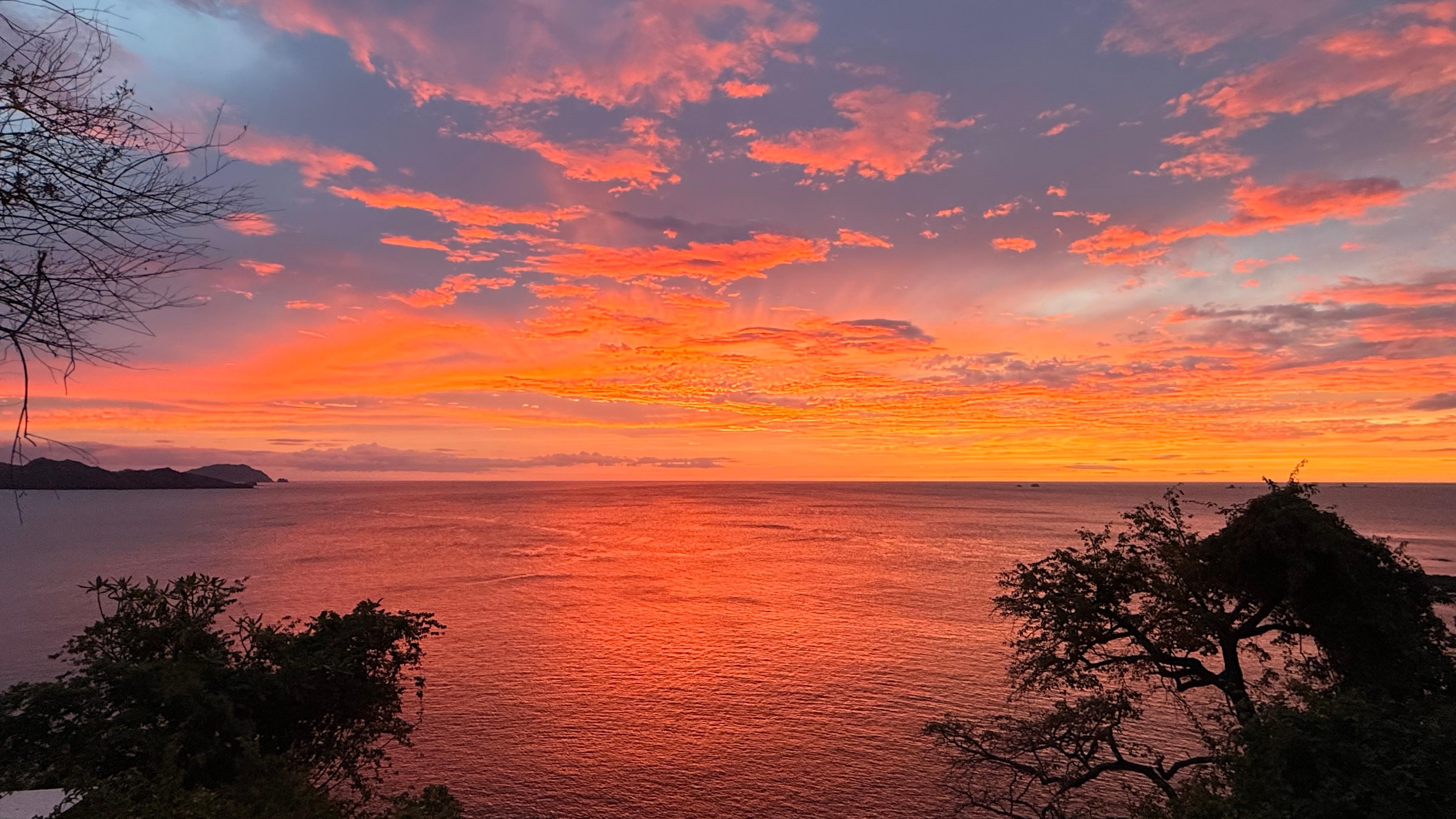 Sunset from main deck