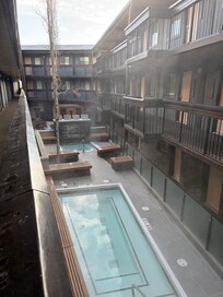 Hot tubs and sauna.