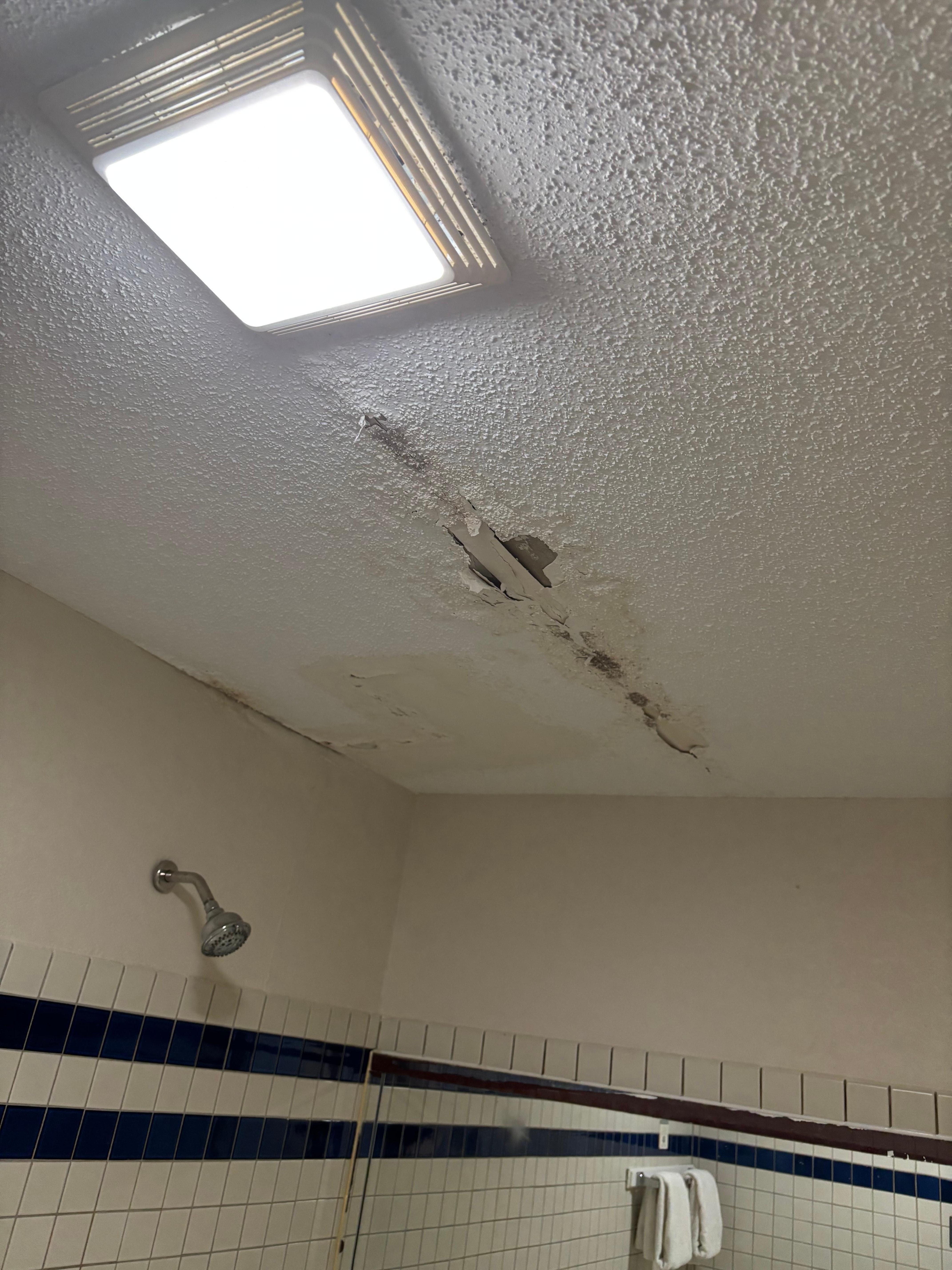 Ceiling falling down