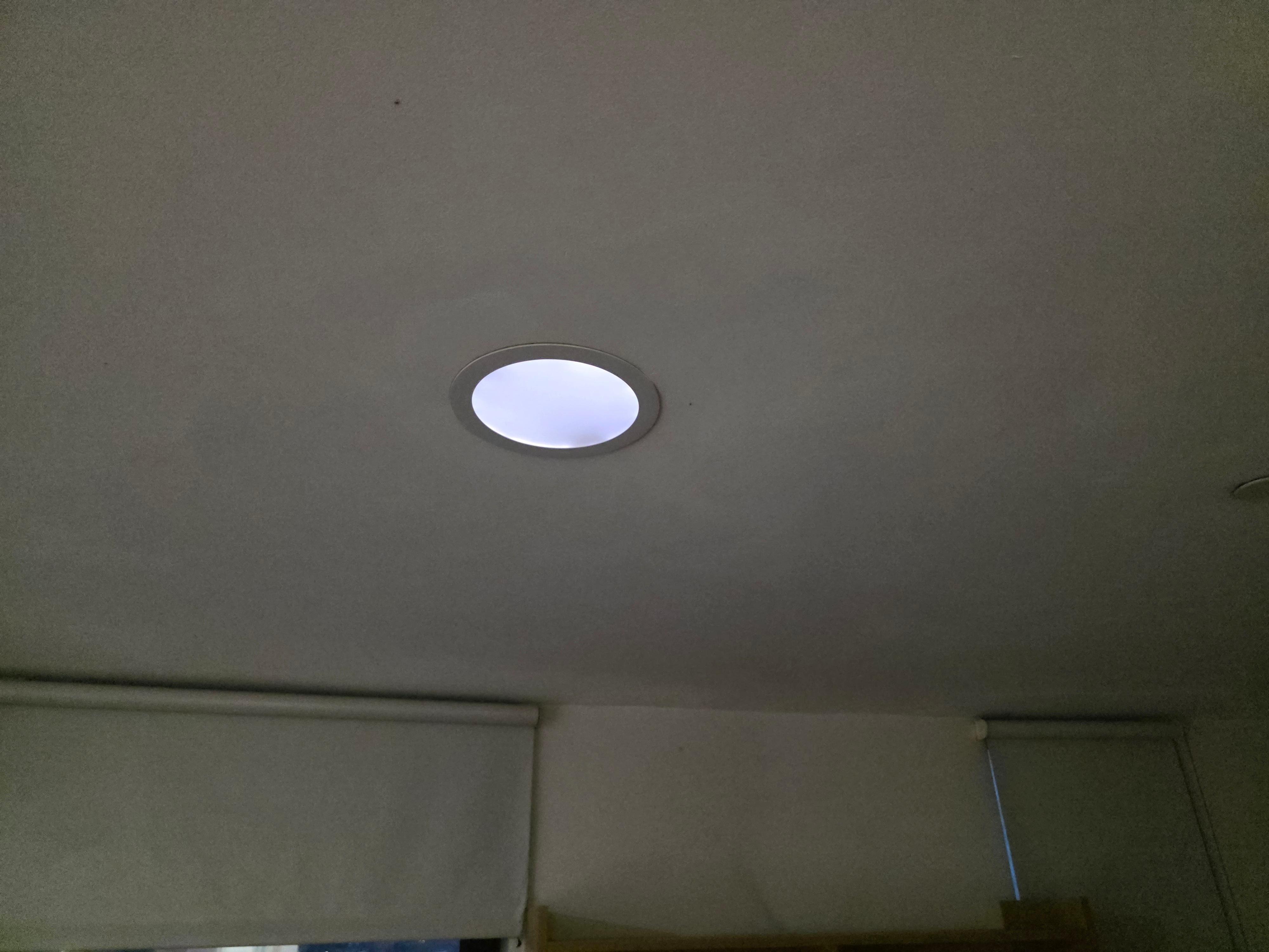 barely working light making that studying area dim and unpleasant