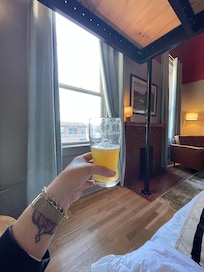 Love the openness of the room and these windows.