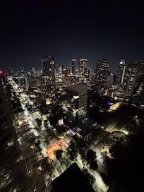 Vy från skybaren på hotellet