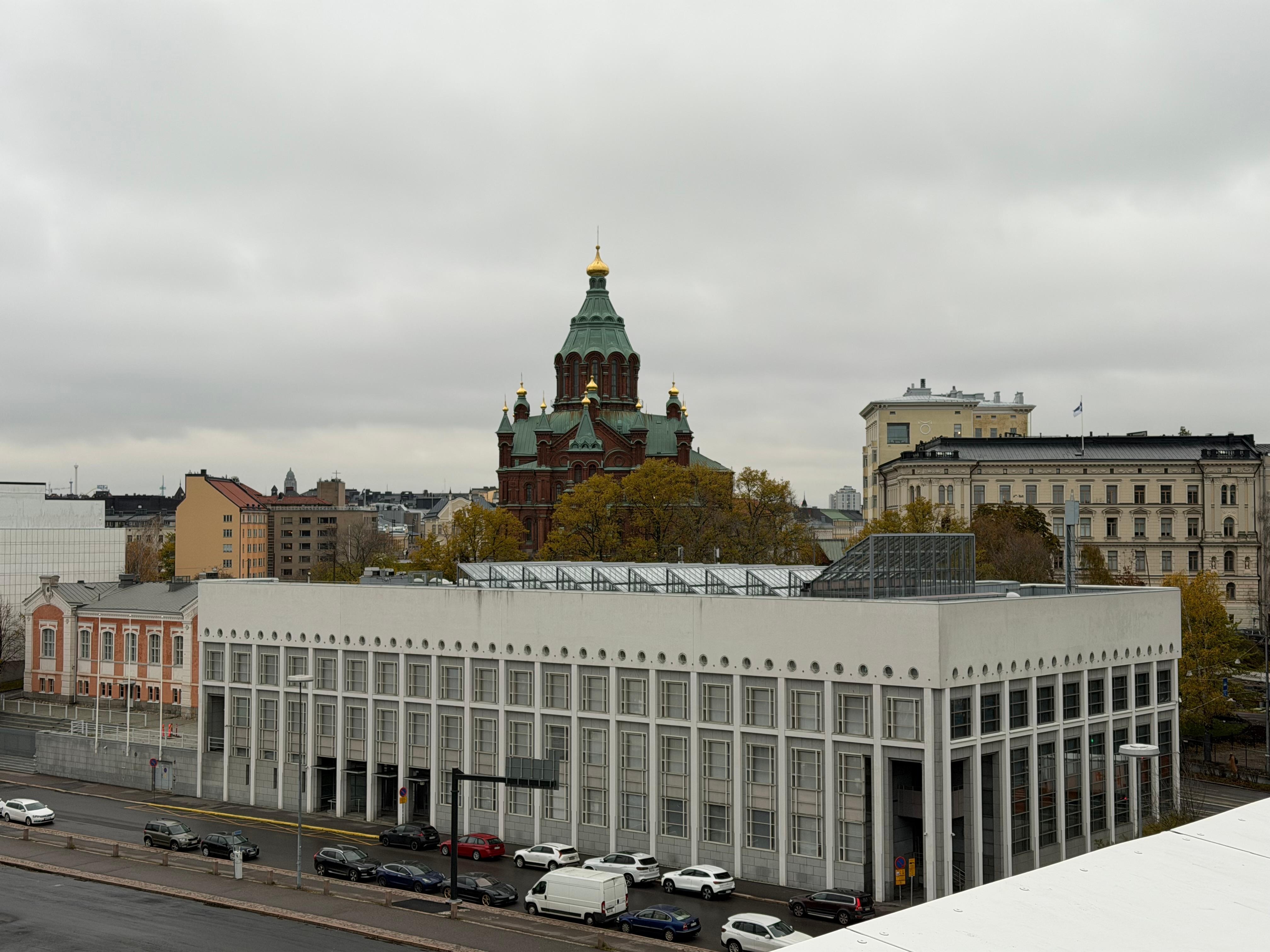Ausblick von der Dachterrasse des Hotels