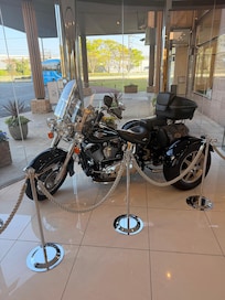 Nice display bike at entrance