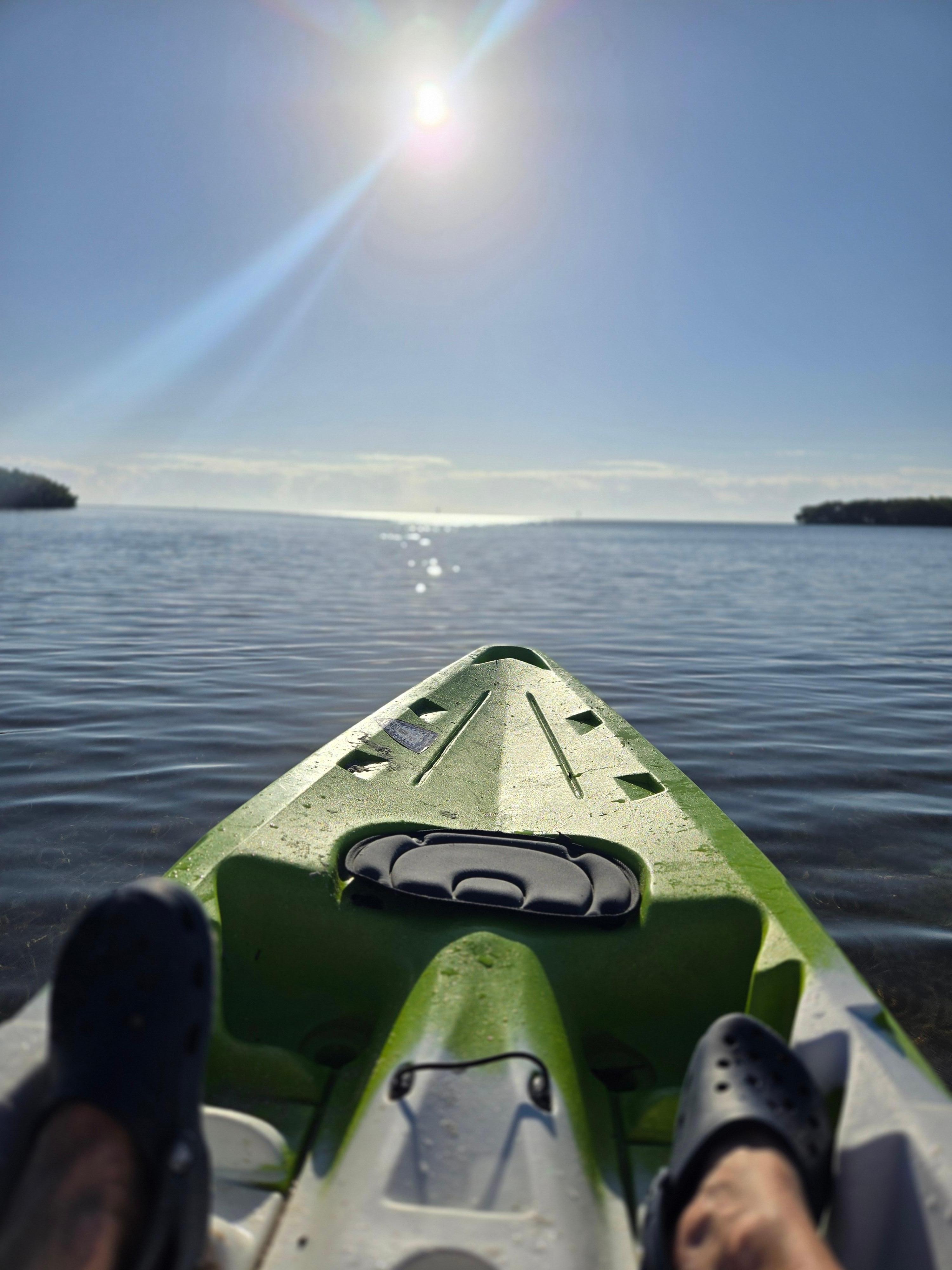 Kayaking at Curry Hammock State Park.