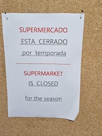 Shop closed