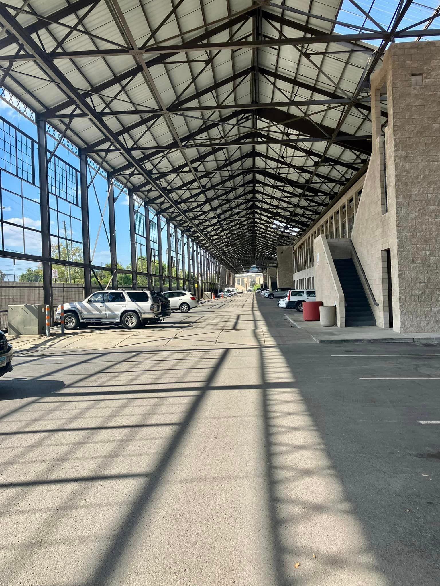 It was a former train depot 